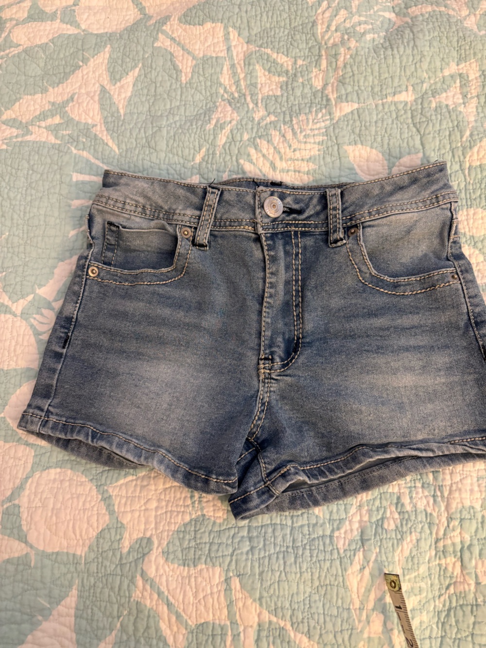 Rue 21 Women’s Blue Denim Shorts - Classic Low Rise Summer Style - women’s 4